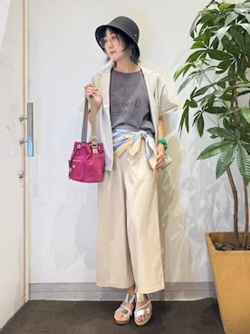 misakiさん（レディース・157cm）の夏コーディネート