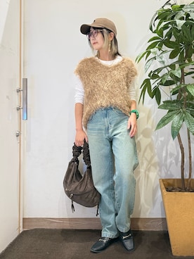 「アイテム（その他シューズ）」を使った、misakiさん（レディース・157cm）の秋コーディネート