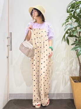 「Lee（リー）のアイテム（バッグ）」を使った、misakiさん（レディース・157cm）の春コーディネート