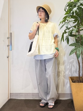 「40代女性」｜misakiさん（レディース・157cm）の夏コーディネート