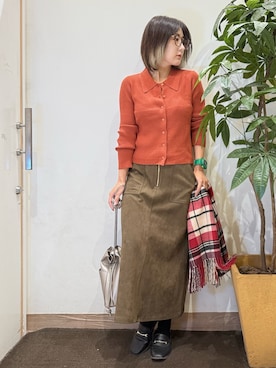 「アイテム（その他シューズ）」を使った、misakiさん（レディース・157cm）の秋コーディネート