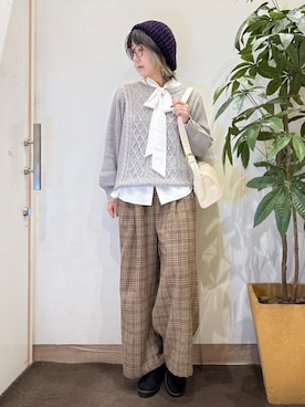 misakiさん(レディース・157cm)の冬コーディネート