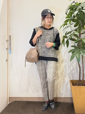 「パンツスタイル」｜misakiさん（レディース・157cm・30代）の秋コーディネート