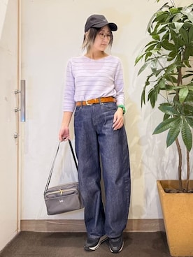 「Lee（リー）のアイテム（バッグ）」を使った、misakiさん（レディース・157cm）の春コーディネート