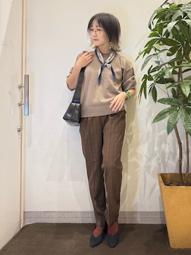 「アイテム（財布/小物）」を使った、misakiさん（レディース・157cm・30代）の秋コーディネート