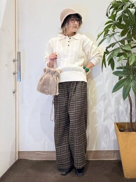 misakiさん(レディース・157cm)の冬コーディネート
