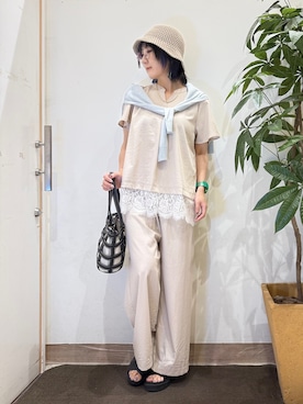 misakiさん（レディース・157cm）の夏コーディネート