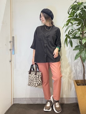 「アイテム（トートバッグ）」を使った、misakiさん（レディース・157cm・30代）の夏コーディネート