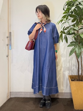 「アイテム（ワンピース）」を使った、misakiさん（レディース・157cm・40代）の夏コーディネート
