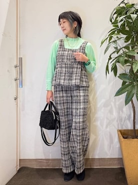 「DRESKIP（ドレスキップ）のアイテム」を使った、misakiさん（レディース・157cm）の冬コーディネート