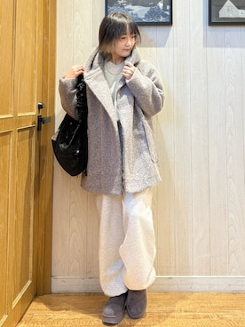 「アイテム（その他アウター）」を使った、misakiさん（レディース・157cm）の秋コーディネート