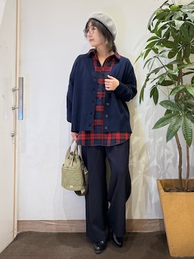 「アイテム（ブーツ）」を使った、misakiさん（レディース・157cm・30代）の秋コーディネート