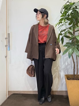 「アイテム（その他シューズ）」を使った、misakiさん（レディース・157cm）の秋コーディネート