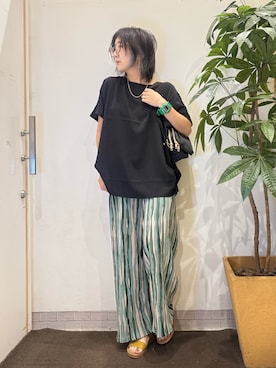 「40代女性」｜misakiさん（レディース・157cm）の夏コーディネート