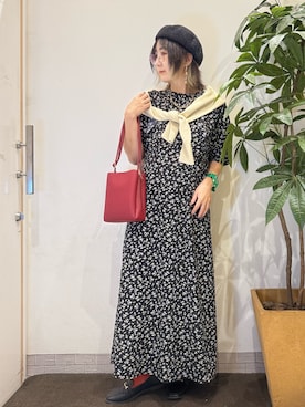 「SHOO・LA・RUE（シューラルー）の【軽量】ふわっと軽い3層ショルダーバッグ（ショルダーバッグ）」を使った、misakiさん（レディース・157cm）の秋コーディネート