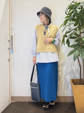 「アイテム（財布/小物）」を使った、misakiさん（レディース・157cm）の秋コーディネート