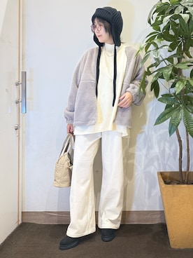 「アイテム（ブルゾン）」を使った、misakiさん（レディース・157cm・30代）の秋コーディネート