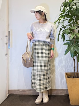 「SHOO・LA・RUE（シューラルー）のアイテム」を使った、misakiさん（レディース・157cm）の秋コーディネート