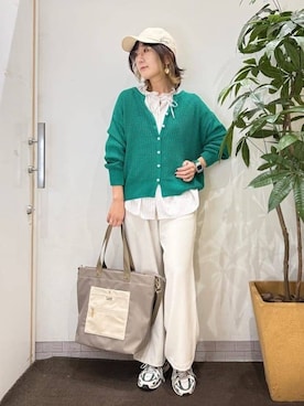 「Lee（リー）のアイテム（バッグ）」を使った、misakiさん（レディース・157cm）の春コーディネート