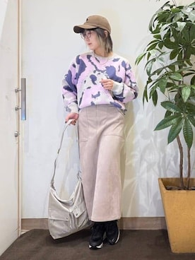 misakiさん(レディース・157cm)の冬コーディネート
