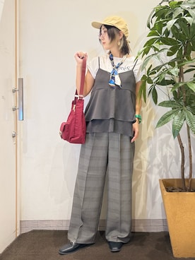 「アイテム（財布/小物）」を使った、misakiさん（レディース・157cm・40代）の夏コーディネート