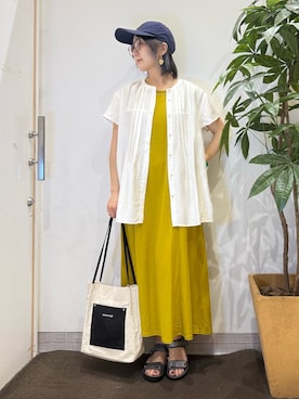 「アイテム（ワンピース/ドレス）」を使った、misakiさん（レディース・157cm・40代）の夏コーディネート