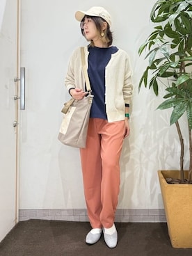 「Lee（リー）のアイテム（バッグ）」を使った、misakiさん（レディース・157cm）の春コーディネート