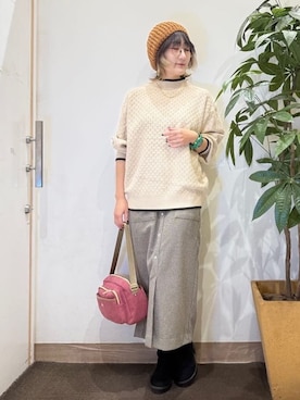 misakiさん(レディース・157cm)の冬コーディネート