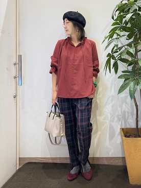 「アイテム（その他シューズ）」を使った、misakiさん（レディース・157cm・30代）の秋コーディネート