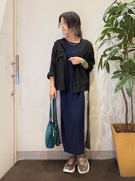 「アイテム（ワンピース/ドレス）」を使った、misakiさん（レディース・157cm・40代）の夏コーディネート