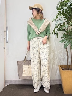 「Lee（リー）のアイテム（バッグ）」を使った、misakiさん（レディース・157cm）の春コーディネート