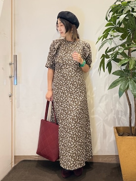 「アイテム（ワンピース/ドレス）」を使った、misakiさん（レディース・157cm・30代）の秋コーディネート