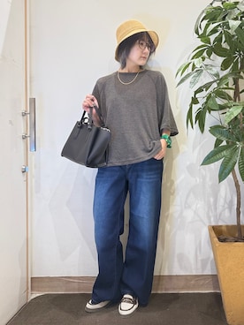 「SHOO・LA・RUE（シューラルー）のアイテム」を使った、misakiさん（レディース・157cm）の春コーディネート