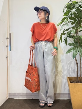 「アイテム（サンダル）」を使った、misakiさん（レディース・157cm・30代）の夏コーディネート