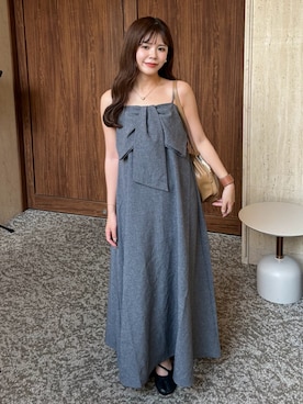 「低身長」｜「アイテム（パンプス）」を使った、maruさん（レディース・151cm）の夏コーディネート
