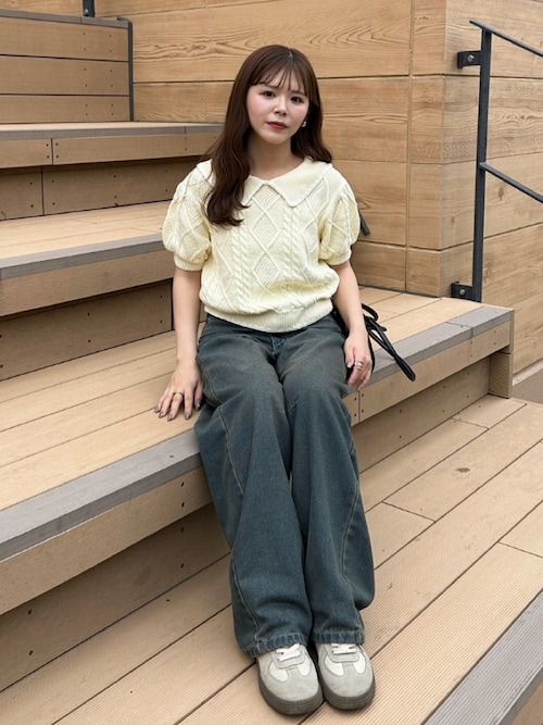 しょーたセット！ ニットとma-1 JIGGYS SHOP セーター ニット モールショールカラーニット