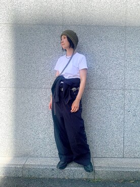 「フード」｜ishishi30さん（レディース・155cm）の夏コーディネート