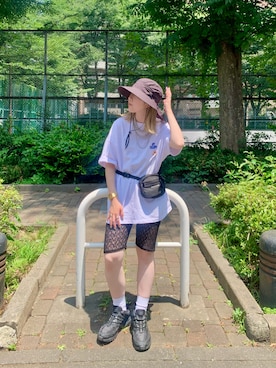 「サンシェード」｜ishishi30さん（レディース・155cm）の夏コーディネート