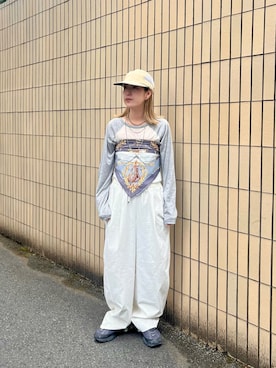 「ラグランTシャツ」｜ishishi30さん（レディース・155cm）の夏コーディネート