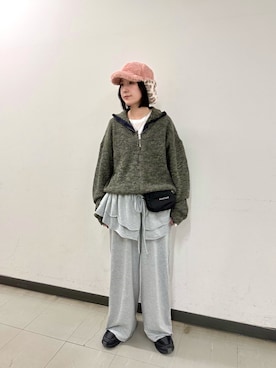 「kaorinomori（カオリノモリ）のアイテム」を使った、ishishi30さん（レディース・155cm）の秋コーディネート