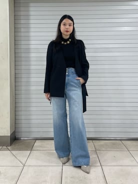 「ATTISESSION（アティセッション）のアイテム（ジャケット/アウター）」を使った、oomotoさん（レディース・162cm）の冬コーディネート