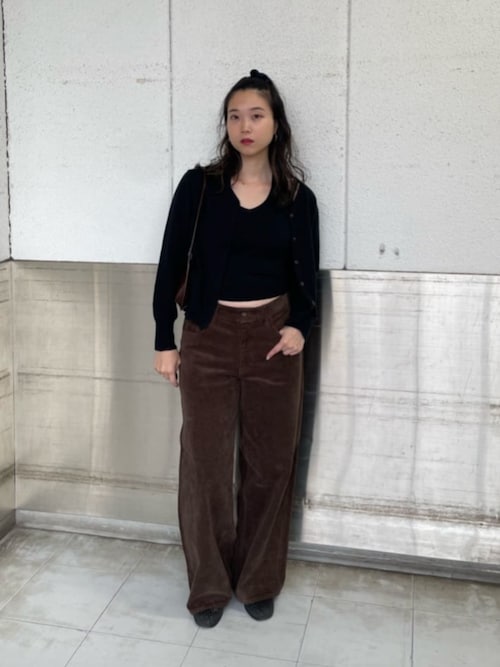 ATTISESSIONバッグピンチ コーデュロイ パンツ ATTISESSIONバッグ