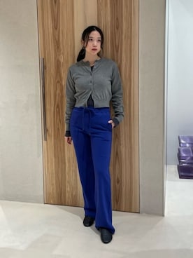 ATTISESSION＞ショート クルーネック カーディガンを使った人気