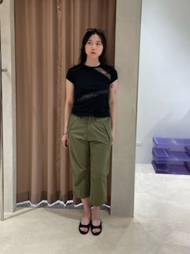 「ATTISESSION（アティセッション）のアイテム」を使った、oomotoさん（レディース・163cm）の夏コーディネート