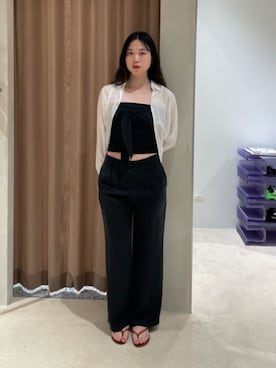 「ATTISESSION（アティセッション）のアイテム」を使った、oomotoさん（レディース・163cm）の春コーディネート