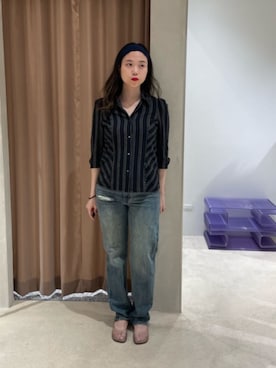 「ATTISESSION（アティセッション）のアイテム」を使った、oomotoさん（レディース・163cm）の春コーディネート