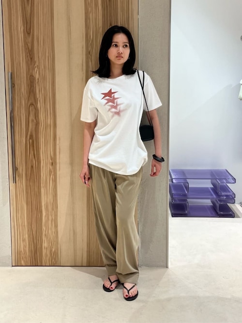 セール】＜ATTISESSION＞コットン グラデーションスター Tシャツ