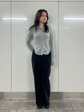 「ATTISESSION（アティセッション）のアイテム」を使った、Saraさん（レディース・166cm）の春コーディネート