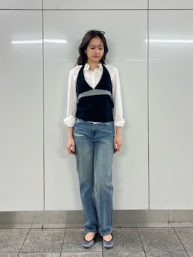 「ATTISESSION（アティセッション）のアイテム」を使った、Saraさん（レディース・166cm）の春コーディネート