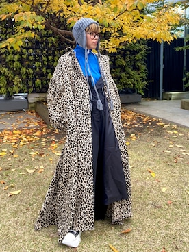 「アイテム（ジャージ）」を使った、サトエリさん（レディース・155cm）の秋コーディネート